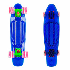 Penny Board WORKER Transpy 400 22” with Light Up Wheels