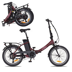Skládací elektrokolo inSPORTline ISL Felior 468 Wh 20