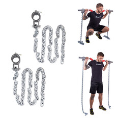 Łańcuchy treningowe na gryf inSPORTline Chainbos 2x5 kg