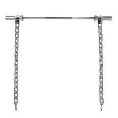 Weight Lifting Chains with Barbell inSPORTline Chainbos Set 2x20kg