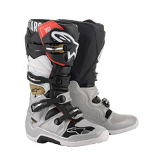Motorcycle Boots Alpinestars Tech 7 Black/Silver/White/Gold 2022