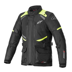 Moto bunda Alpinestars Andes Drystar černá/žlutá fluo