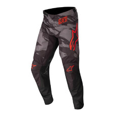 Motocross Pants Alpinestars Racer Tactical Black/Gray Camo/Fluo Red 2022