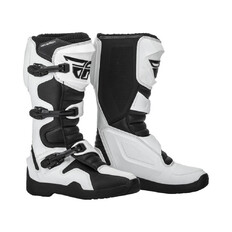 Motokrosové topánky Fly Racing New Maverik Black White - čierna/biela