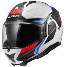 Překlopná přilba LS2 FF910 Advant II Triple White Blue Red P/J