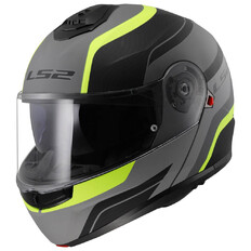 Výklopná přilba LS2 FF908 Strobe II MONZA Matt Black H-V Yellow