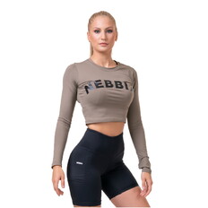 Women’s Long-Sleeved Crop Top Nebbia Sporty Hero 585