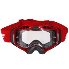 Motocross-Brille LS2 Aura Black Red Klarglas