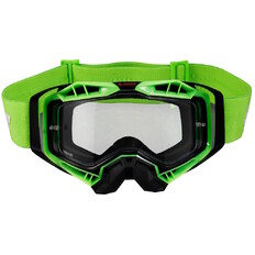 Motocross szemüveg LS2 Aura Black H-V Green átlátszó üveg