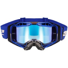 Motokrosové okuliare LS2 Aura Pro Black Blue irídiové sklo