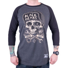 Long-Sleeved T-Shirt BLACK HEART Garage Built