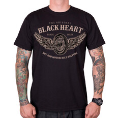 BLACK HEART Wings T-Shirt