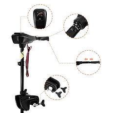 Lodní elektromotor inSPORTline A43 55lb/636W/12V