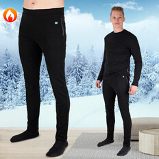 Férfi fűthető nadrág W-TEC Insupants - fekete