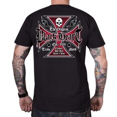 Triko BLACK HEART Heart Cross