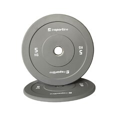 Gumový kotouč inSPORTline Bumper Plate Go 5 kg 50 mm