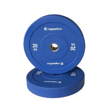 Gumový kotouč inSPORTline Bumper Plate Go 20 kg 50 mm