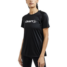 Dámske tričko CRAFT CORE Unify Logo - čierna