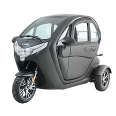 Elektrická tříkolka se střechou W-TEC Tukago • 25 km/h • až 50km dojezd • bez řidičáku - 2.jakost