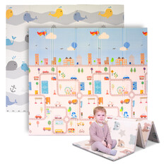 Skládací dětská podložka inSPORTline Michlino 180x200x1,2 cm