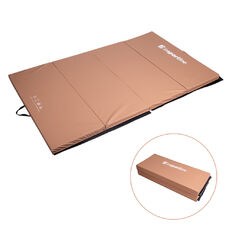 Skládací gymnastická žíněnka inSPORTline Kvadfold 200x120x5 cm - rozbaleno
