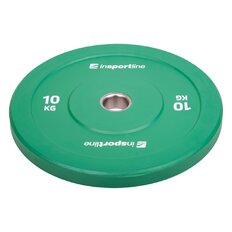 Gumový kotouč inSPORTline Bumper Plate Go 10 kg 50 mm