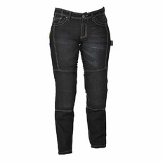 Damskie jeansowe spodnie motocyklowe W-TEC Theo - Czarny