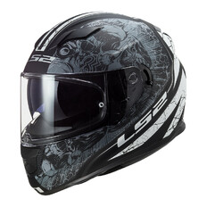 Motorcycle Helmet LS2 FF320 Stream Evo Throne Black Titanium