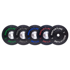 Комплект олимпийски дискове inSPORTline Bumper Plate 2x 5-25 kg