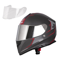 Motorcycle Helmet W-TEC V127 Red Light