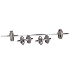 Plate-Loaded Dumbbell Set inSPORTline Hamerton 167 + 40 cm/30 mm 50 kg