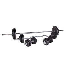 Plate-Loaded Dumbbell Set inSPORTline Castblack 160 + 120 + 40/30 mm 125 kg