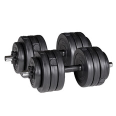 Single-Handed Plate-Loaded Dumbbell Set inSPORTline CEM 2 x 3-17.5 KG