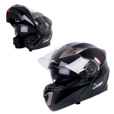 Kask motocyklowy szczękowy z blendą W-TEC YM-925