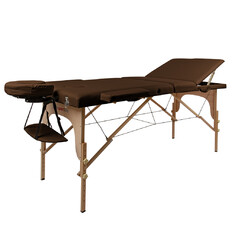 Łóżko stół do masażu inSPORTline Japane - Brązowy