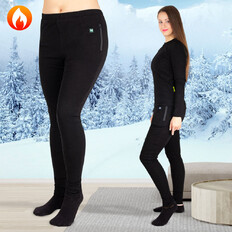 Dámské vyhřívané kalhoty W-TEC Insupants Lady - černá