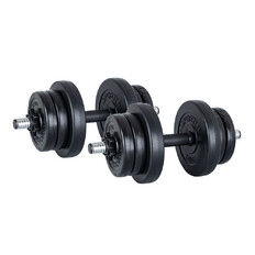 Jednoruční nakládací činkový set inSPORTline DBS2181 2 x 3-10 kg - rozbaleno