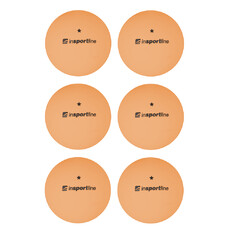 Piłeczki do tenisa stołowego ping-ponga inSPORTline Elisenda S1 6 szt - Pomarańczowy