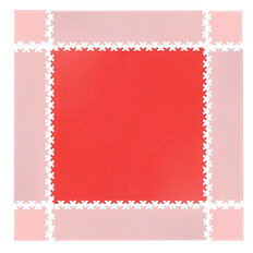 Puzzle Floor Mat inSPORTline Simple Red