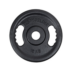 Cast Iron Olympic Weight Plate inSPORTline Castblack OL 15 kg 50 mm