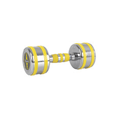 Chrome Dumbbell inSPORTline Yellsteel 8 kg