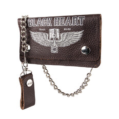 Pénztárca Black Heart Rahakot Brown