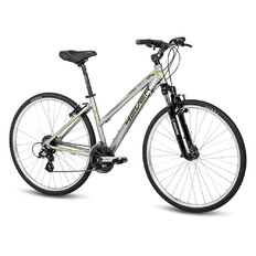 Crossový bicykel 4EVER Prestige - model 2015 - strieborno-zelená