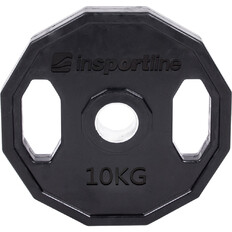 inSPORTline Ruberton gummierte Olympia Hantelscheibe 10 kg