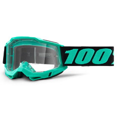Motocross szemüveg 100% Accuri 2 - Tokyo türkiz, átlátszó plexi