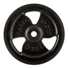 Gumírozott súlytárcsa Marbo Sport MW-O15G 15 kg 30 mm