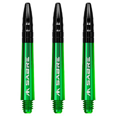 Nasadki do lotek Mission Sabre Shafts Green Tweenie 3 szt.