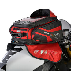 Motorcycle Tank Bag Oxford M30R 30 L Black/Red w/ Magnetic Base