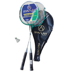 Badmintonový set Spartan Sportive - 2 rakety, míček, pouzdro - červená