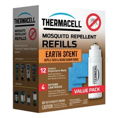 ThermaCell utántöltő csomag 4 palack és 12 lapka - 48 órás - vadász - avar illat